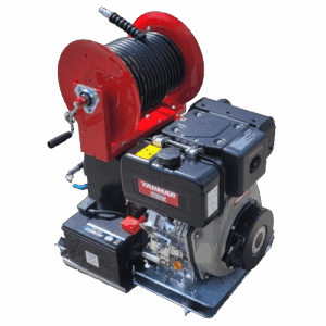 Yanmar 2500PSI @21LPM (Comet) Belt Driven Skid Frame + Hose Reel