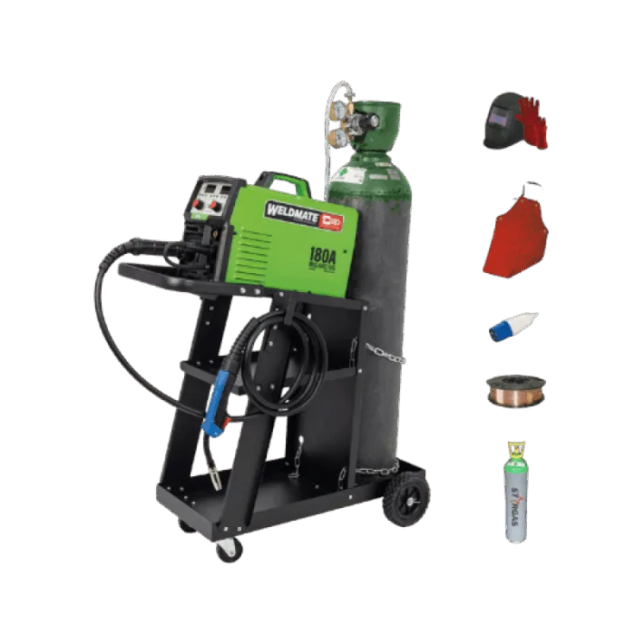 Make your own kit of SIP WELDMATE AUTOPLUS 180A MIG/ARC/TIG w/ Cart
