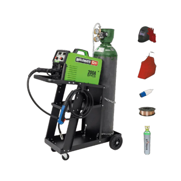 Make your own kit of SIP WELDMATE AUTOPLUS 200A MIG/ARC/TIG w/ Cart