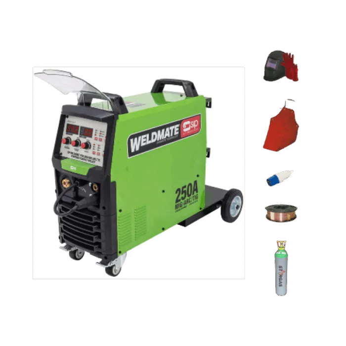 Make your own kit of SIP WELDMATE® PRO 250A MIG/ARC/TIG Welder