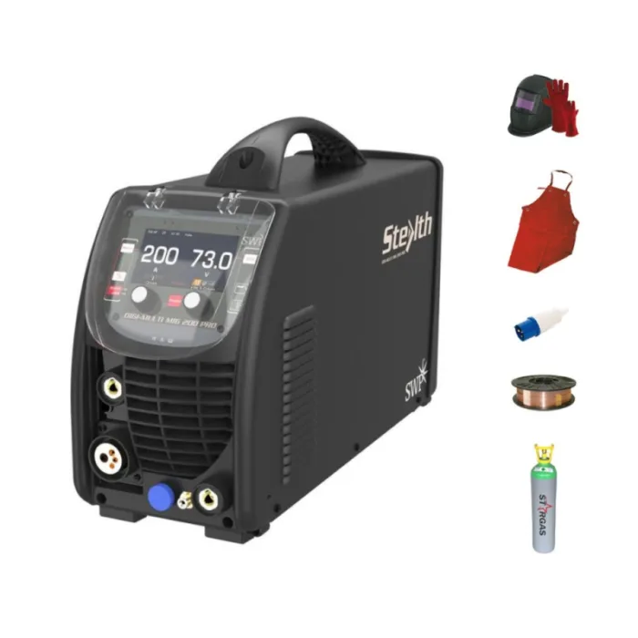 Stealth Digi-Multi Mig 200 Pro 4-in-1 Multi-Process 110V/240V MIG Welding Machine