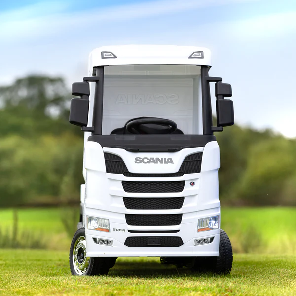 Official Scania 24V White Ride-On Truck & Trailer Official Scania 24V White Ride-On Truck & Trailer