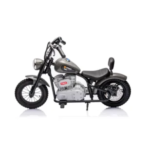 36V Electric Chopper Ride-On | Grey - Age 7+