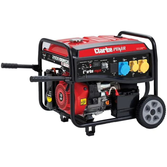 Clarke PG9500ADVES 8.5 kW Dual Voltage Petrol Generator