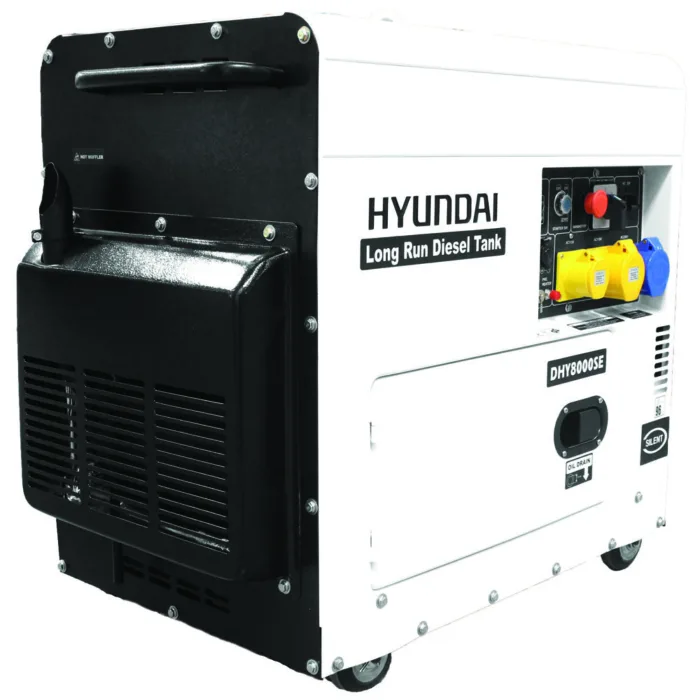 Hyundai DHY8000SELR 7.5 kVA Diesel Standby Generator 110V & 230V Hyundai DHY8000SELR 7.5 kVA Diesel Standby Generator 110V & 230V