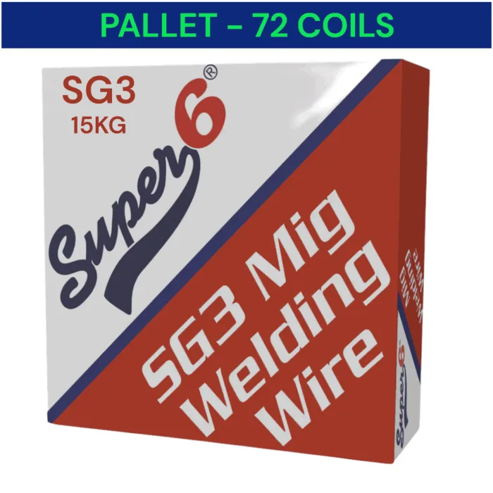 SUPER 6 SG3 MIG Wire 1.0mm Pallet 72 SUPER 6 SG3 MIG Wire 1.0mm Pallet 72